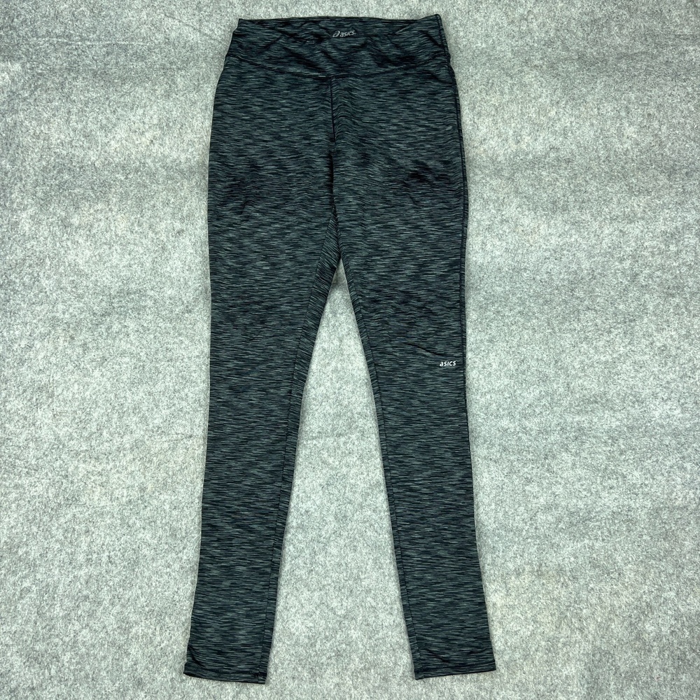 ASICS Pants Womens Small Gray Skinny Leggings Stretch Active Gym‎ Running